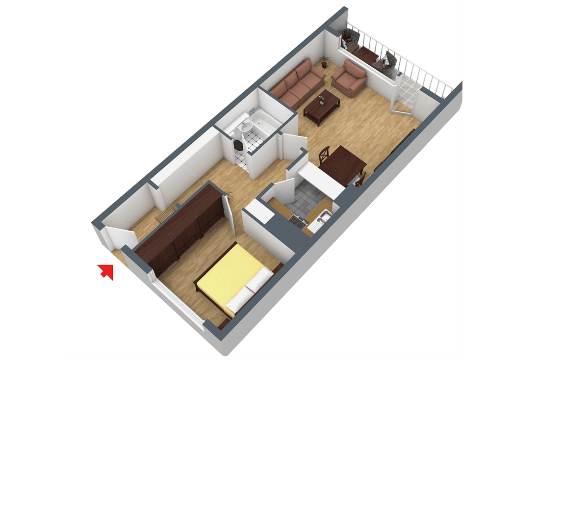 Prenájom bytu 2-izbový 60 m², Offenbach, Hesensko Prenájom bytu 2-izbový 60 m², Offenbach, Hesensko