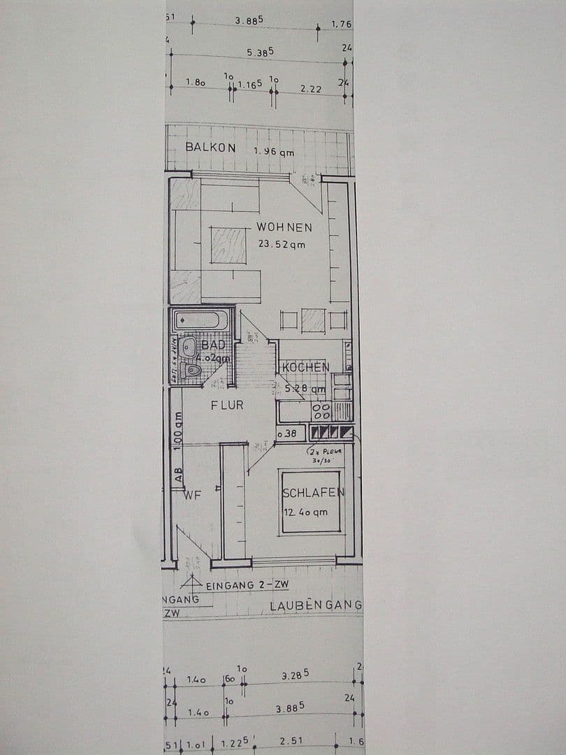 Prenájom bytu 2-izbový 60 m², Offenbach, Hesensko Prenájom bytu 2-izbový 60 m², Offenbach, Hesensko