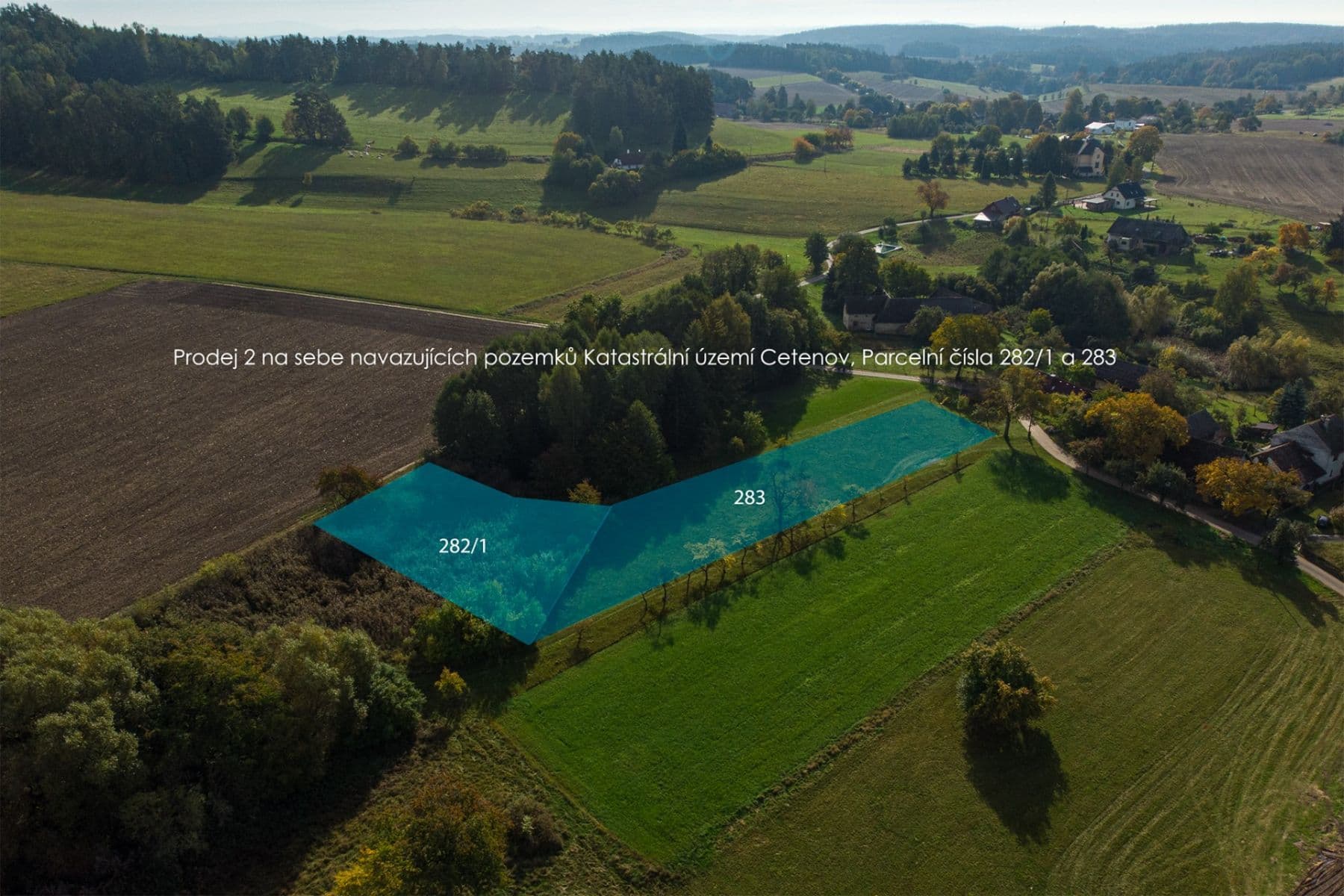 Predaj pozemku 3.176 m², Cetenov, Liberecký kraj Predaj pozemku 3.176 m², Cetenov, Liberecký kraj