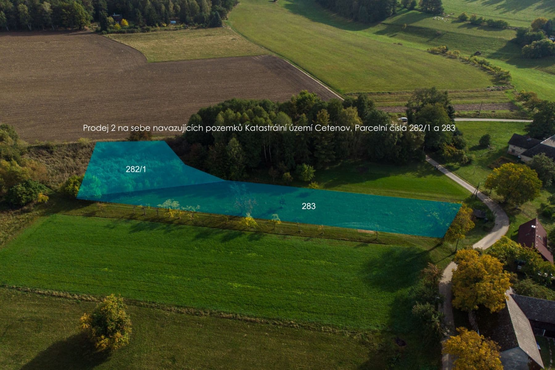 Predaj pozemku 3.176 m², Cetenov, Liberecký kraj Predaj pozemku 3.176 m², Cetenov, Liberecký kraj