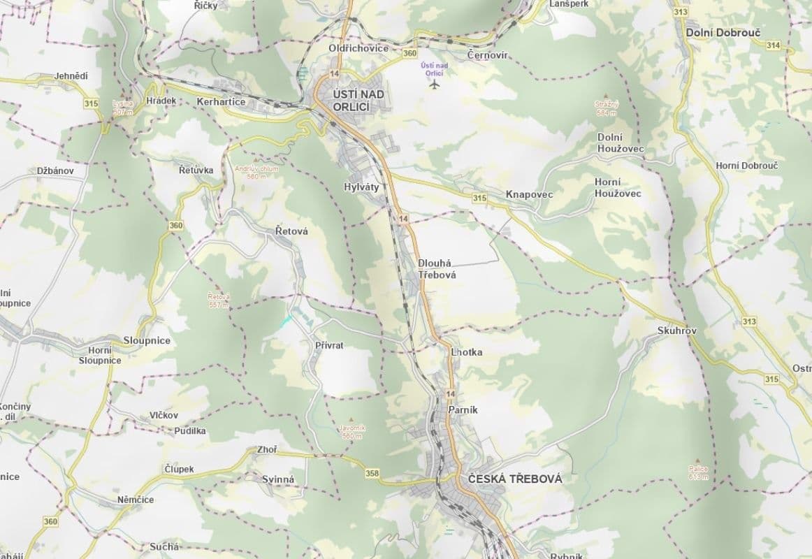 Predaj pozemku 11.094 m², Přívrat, Pardubický kraj Predaj pozemku 11.094 m², Přívrat, Pardubický kraj