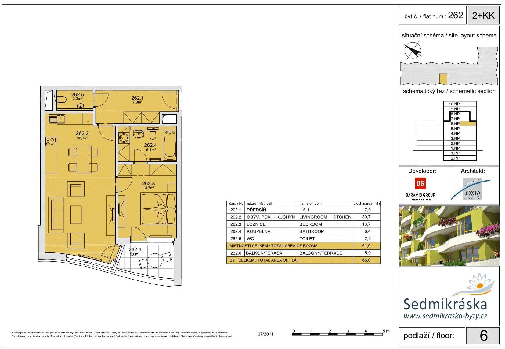 Prenájom bytu 2-izbový 65 m², Kurta Konráda, Praha, Praha Prenájom bytu 2-izbový 65 m², Kurta Konráda, Praha, Praha