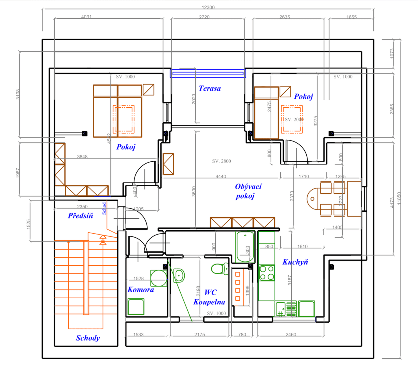 Prenájom bytu 3-izbový 76 m², Starobělská, Ostrava, Moravskoslezský kraj Prenájom bytu 3-izbový 76 m², Starobělská, Ostrava, Moravskoslezský kraj