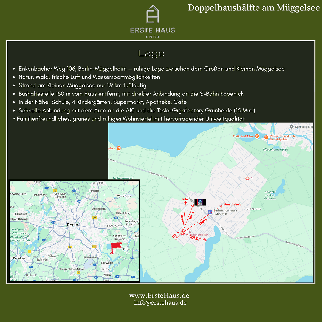 Predaj domu 150 m², pozemek 394 m², Enkenbacher Weg 106, Berlin, Berlín Predaj domu 150 m², pozemek 394 m², Enkenbacher Weg 106, Berlin, Berlín