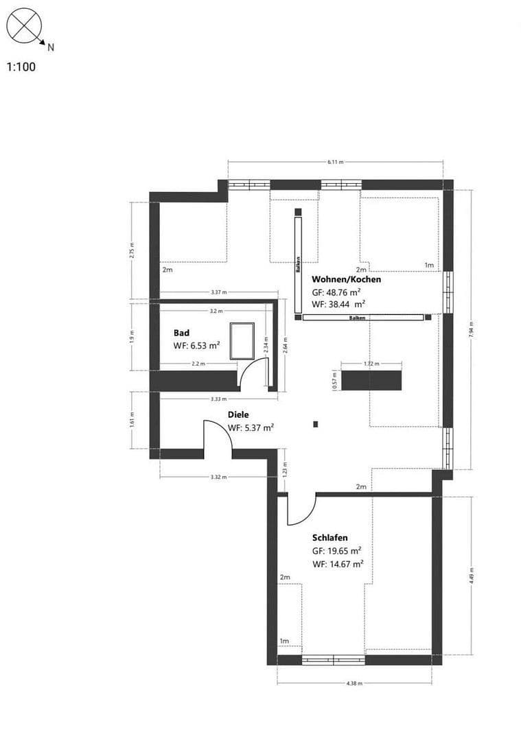 Predaj bytu 2-izbový 65 m², München, Bavorsko Predaj bytu 2-izbový 65 m², München, Bavorsko