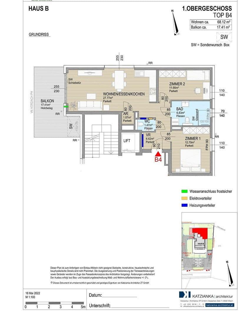 Predaj bytu 3-izbový 70 m², Pichelackerweg 10, Villach, Korutánsko Predaj bytu 3-izbový 70 m², Pichelackerweg 10, Villach, Korutánsko