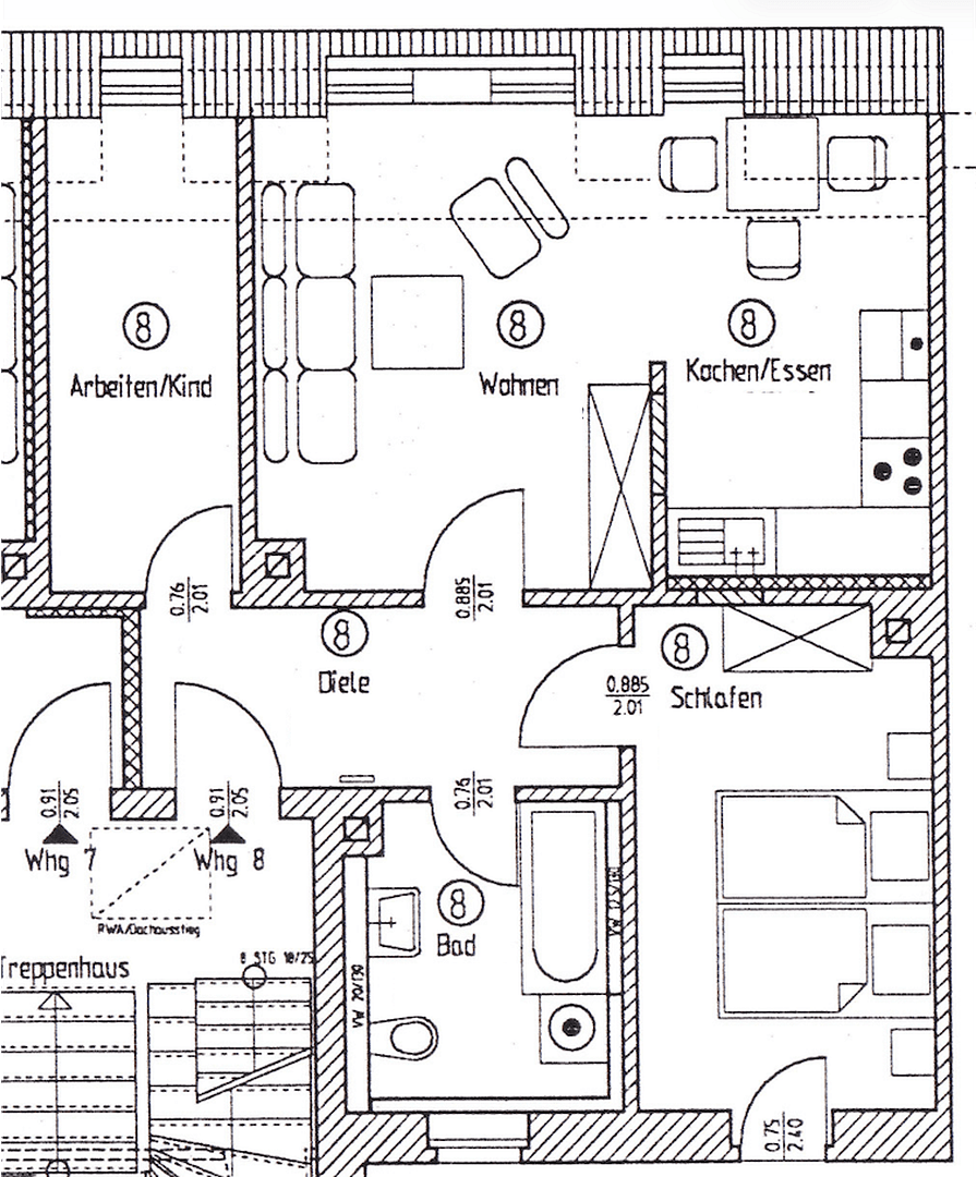 Prenájom bytu 3-izbový 55 m², Schneiderstraße 4, Leipzig, Sasko Prenájom bytu 3-izbový 55 m², Schneiderstraße 4, Leipzig, Sasko