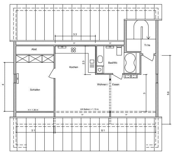Prenájom bytu 2-izbový 50 m², Kapfenhardterstr. 19, Engelsbrand, Bádensko-Wurttembersko Prenájom bytu 2-izbový 50 m², Kapfenhardterstr. 19, Engelsbrand, Bádensko-Wurttembersko