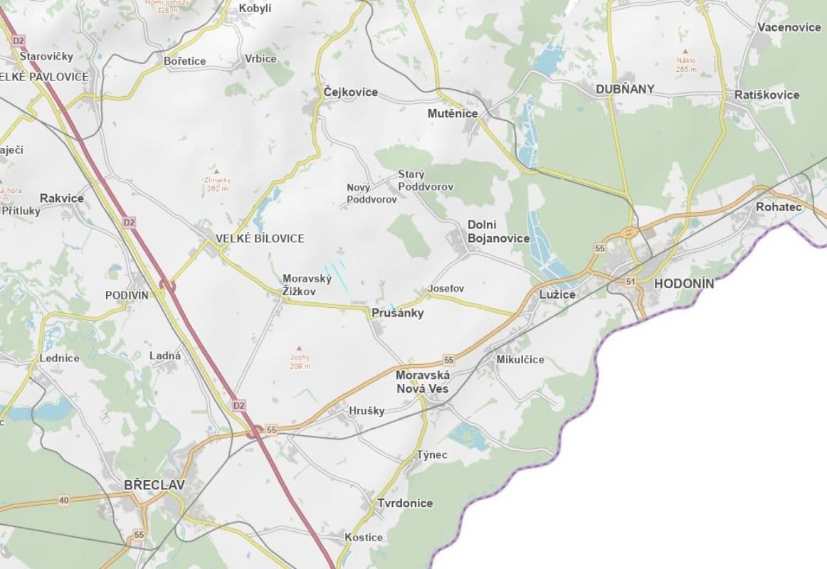 Predaj pozemku 3.938 m², Prušánky, Jihomoravský kraj Predaj pozemku 3.938 m², Prušánky, Jihomoravský kraj