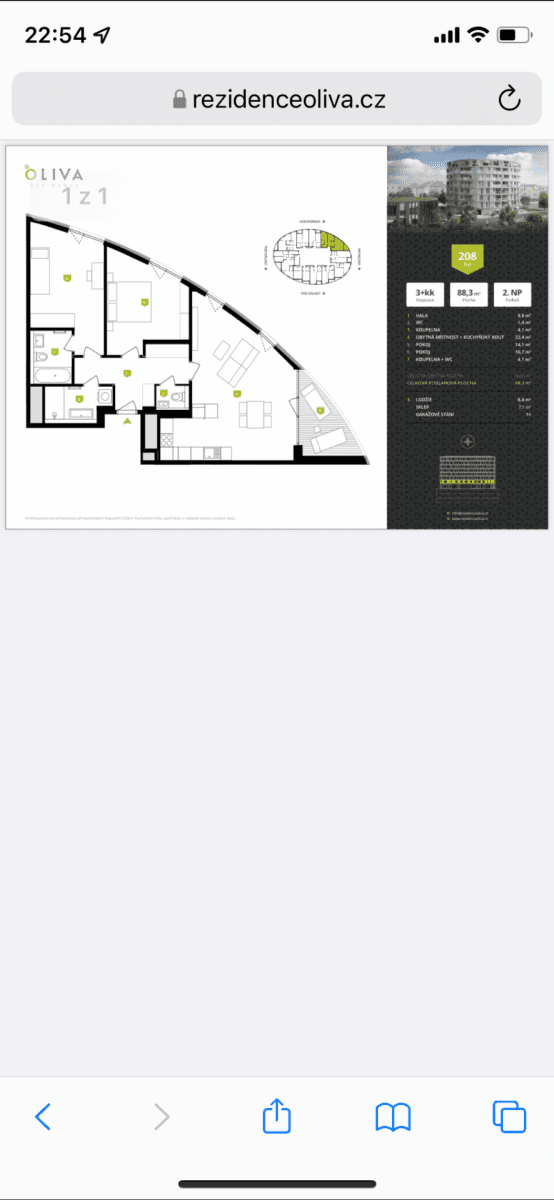 Predaj bytu 3-izbový 88 m², Hodonínská, Praha, Praha Predaj bytu 3-izbový 88 m², Hodonínská, Praha, Praha