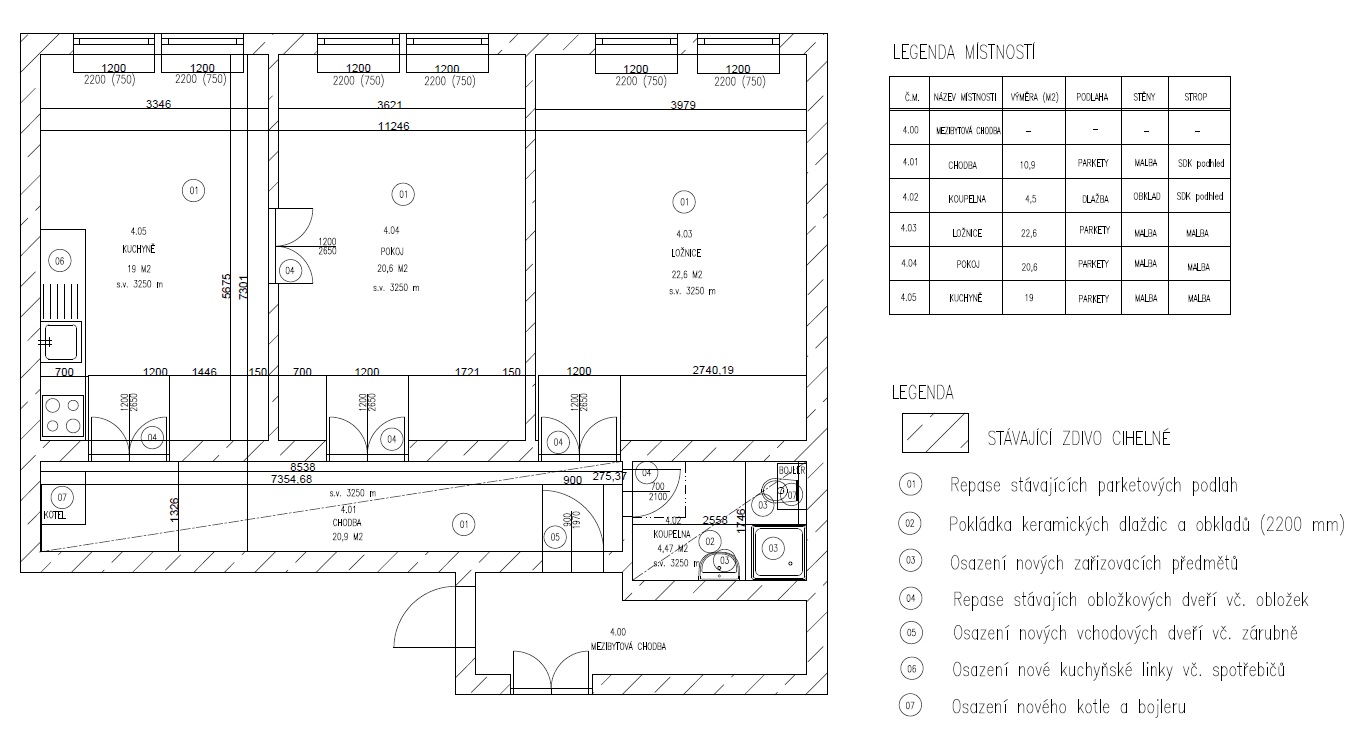 Predaj bytu 3-izbový 80 m², Růžová, Praha, Praha Predaj bytu 3-izbový 80 m², Růžová, Praha, Praha
