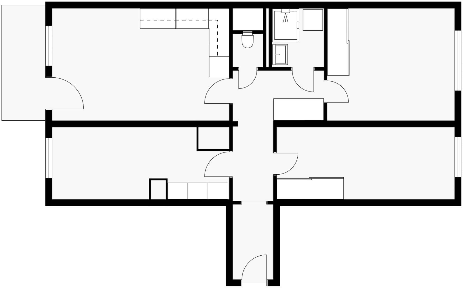 Predaj bytu 4-izbový 74 m², Kunínova, Praha, Praha Predaj bytu 4-izbový 74 m², Kunínova, Praha, Praha
