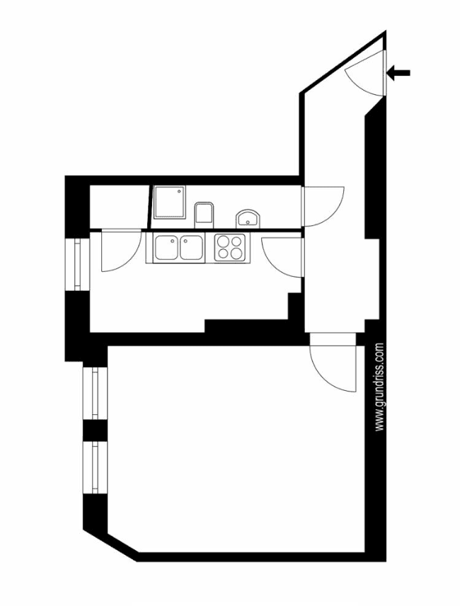 Prenájom bytu 1-izbový 38 m², Kurfürstenstr. 73, Berlin, Berlín Prenájom bytu 1-izbový 38 m², Kurfürstenstr. 73, Berlin, Berlín
