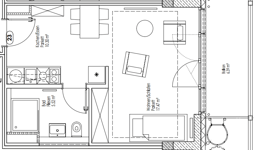 Prenájom bytu 1-izbový 37 m², Fürstenrieder Str. 283, München, Bavorsko Prenájom bytu 1-izbový 37 m², Fürstenrieder Str. 283, München, Bavorsko