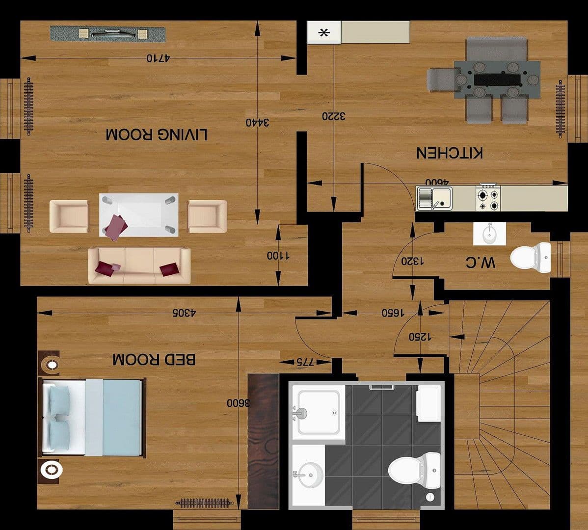 Prenájom bytu 2-izbový 65 m², Penzberg, Bavorsko Prenájom bytu 2-izbový 65 m², Penzberg, Bavorsko