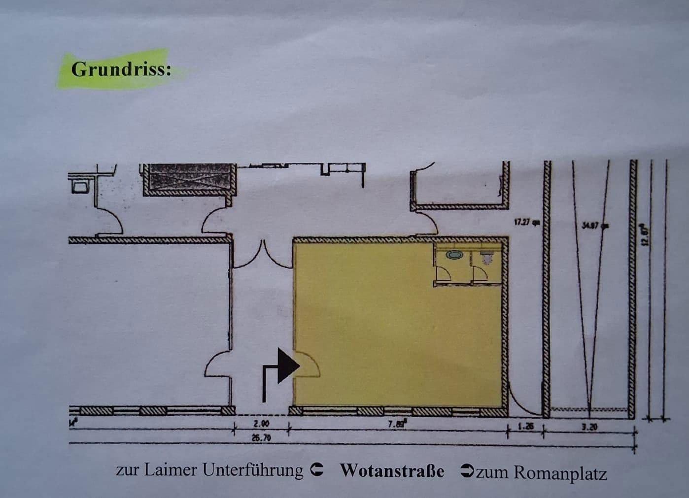 Predaj kancelárie 42 m², Wotanstraße 105, München, Bavorsko Predaj kancelárie 42 m², Wotanstraße 105, München, Bavorsko