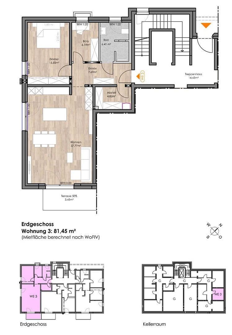 Prenájom bytu 2-izbový 82 m², Piesport, Porýnie-Falcko Prenájom bytu 2-izbový 82 m², Piesport, Porýnie-Falcko