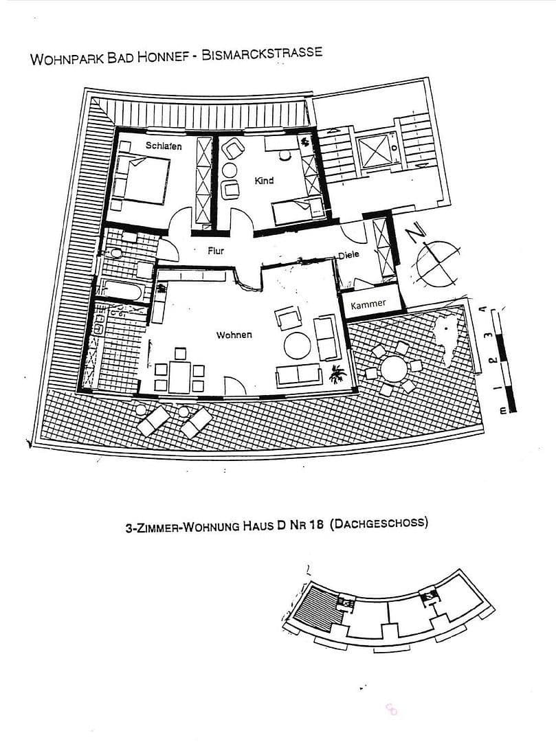 Predaj bytu 3-izbový 104 m², Hauptstraße 11 D, Bad Honnef, Severné Porýnie - Westfálsko Predaj bytu 3-izbový 104 m², Hauptstraße 11 D, Bad Honnef, Severné Porýnie - Westfálsko