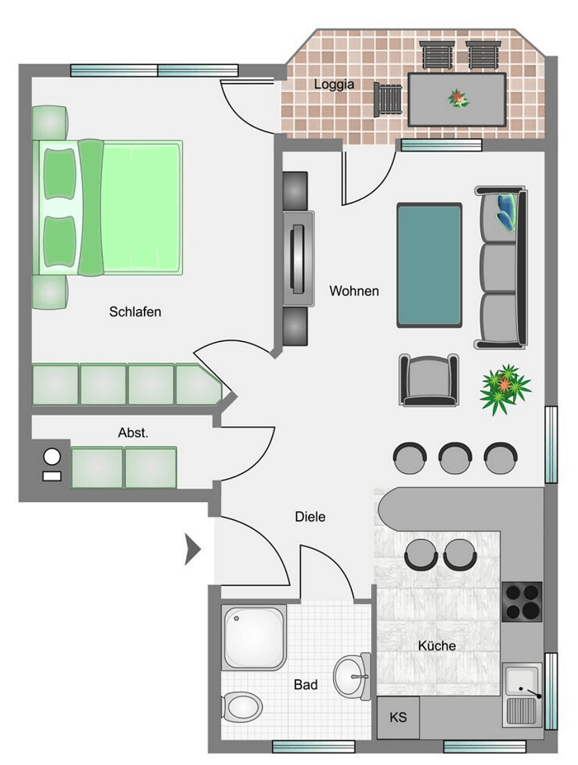 Prenájom bytu 2-izbový 51 m², Herrenberg, Bádensko-Wurttembersko Prenájom bytu 2-izbový 51 m², Herrenberg, Bádensko-Wurttembersko