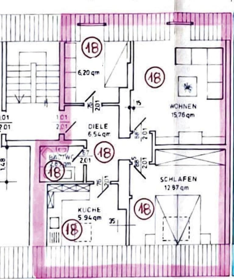 Predaj bytu 3-izbový 51 m², Herne, Severné Porýnie - Westfálsko Predaj bytu 3-izbový 51 m², Herne, Severné Porýnie - Westfálsko
