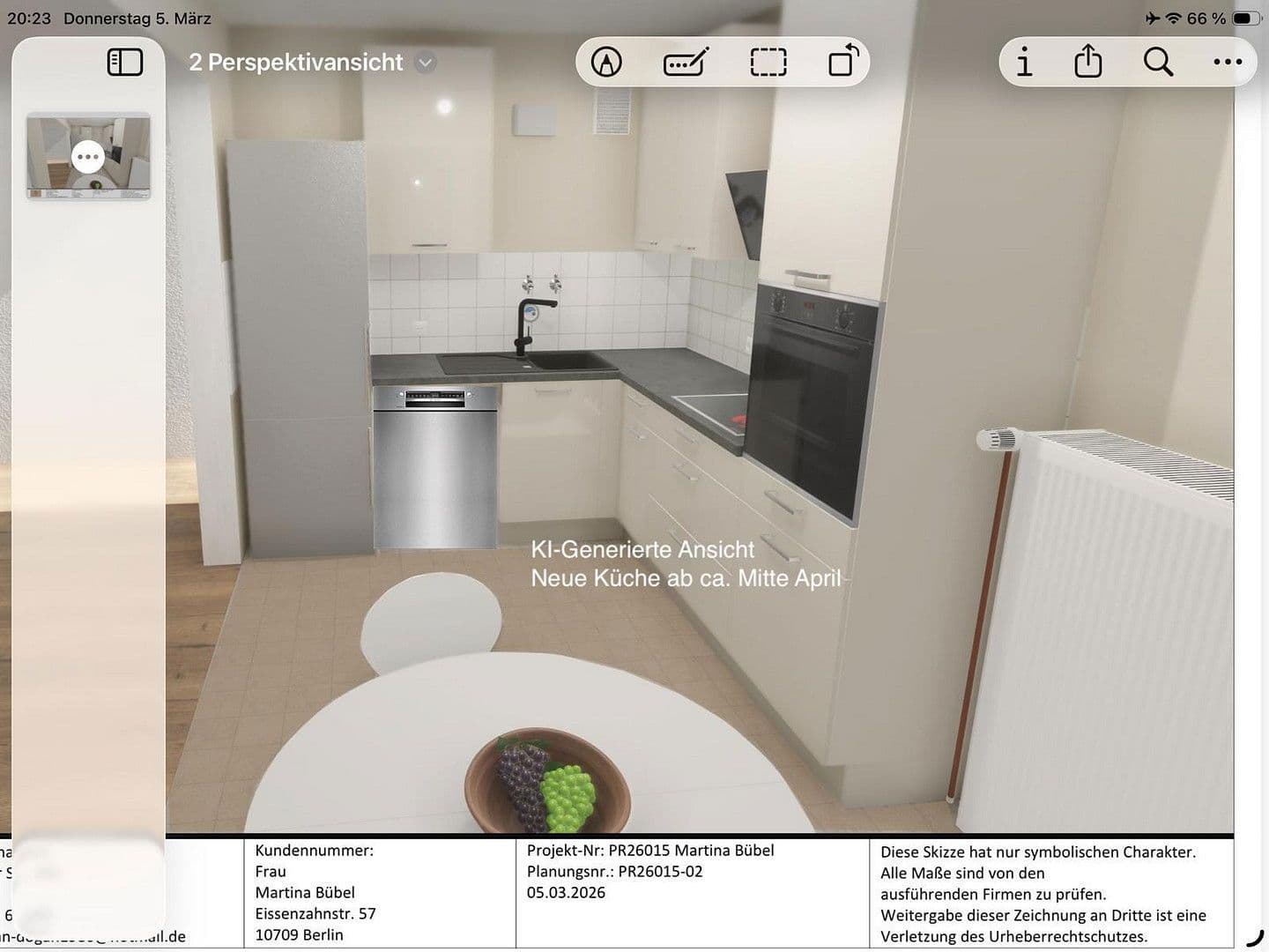 Prenájom bytu 1-izbový 46 m², Berlin, Berlín Prenájom bytu 1-izbový 46 m², Berlin, Berlín