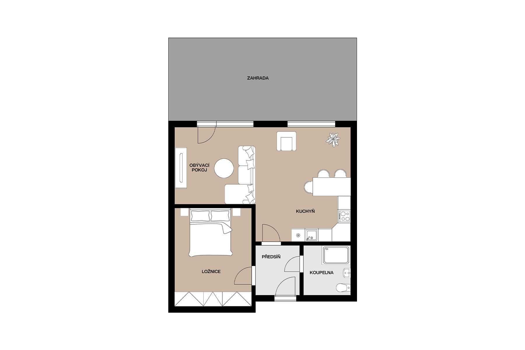 Predaj bytu 2-izbový 82 m², Ecksteinova, Chýně, Středočeský kraj Predaj bytu 2-izbový 82 m², Ecksteinova, Chýně, Středočeský kraj