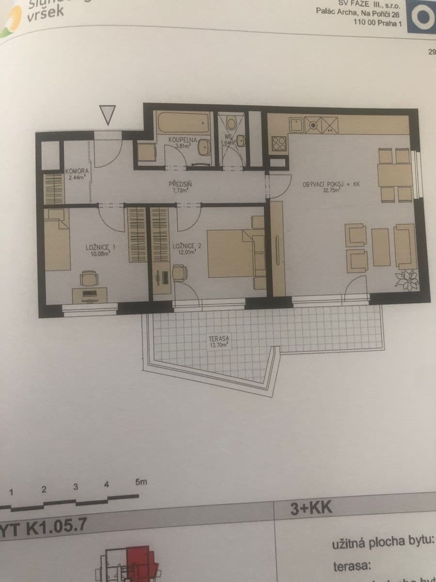 Predaj bytu 3-izbový 70 m², Rižská, Praha, Praha Predaj bytu 3-izbový 70 m², Rižská, Praha, Praha