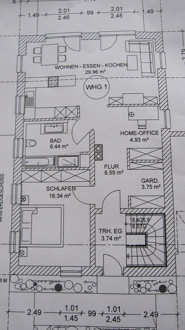 Prenájom bytu 2-izbový 75 m², Karl-Fill-Weg 19, Dachau, Bavorsko Prenájom bytu 2-izbový 75 m², Karl-Fill-Weg 19, Dachau, Bavorsko