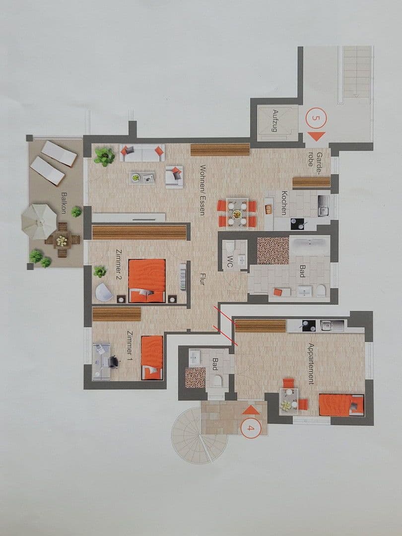 Predaj bytu 3-izbový 90 m², Inntalstraße 8, Brannenburg, Bavorsko Predaj bytu 3-izbový 90 m², Inntalstraße 8, Brannenburg, Bavorsko