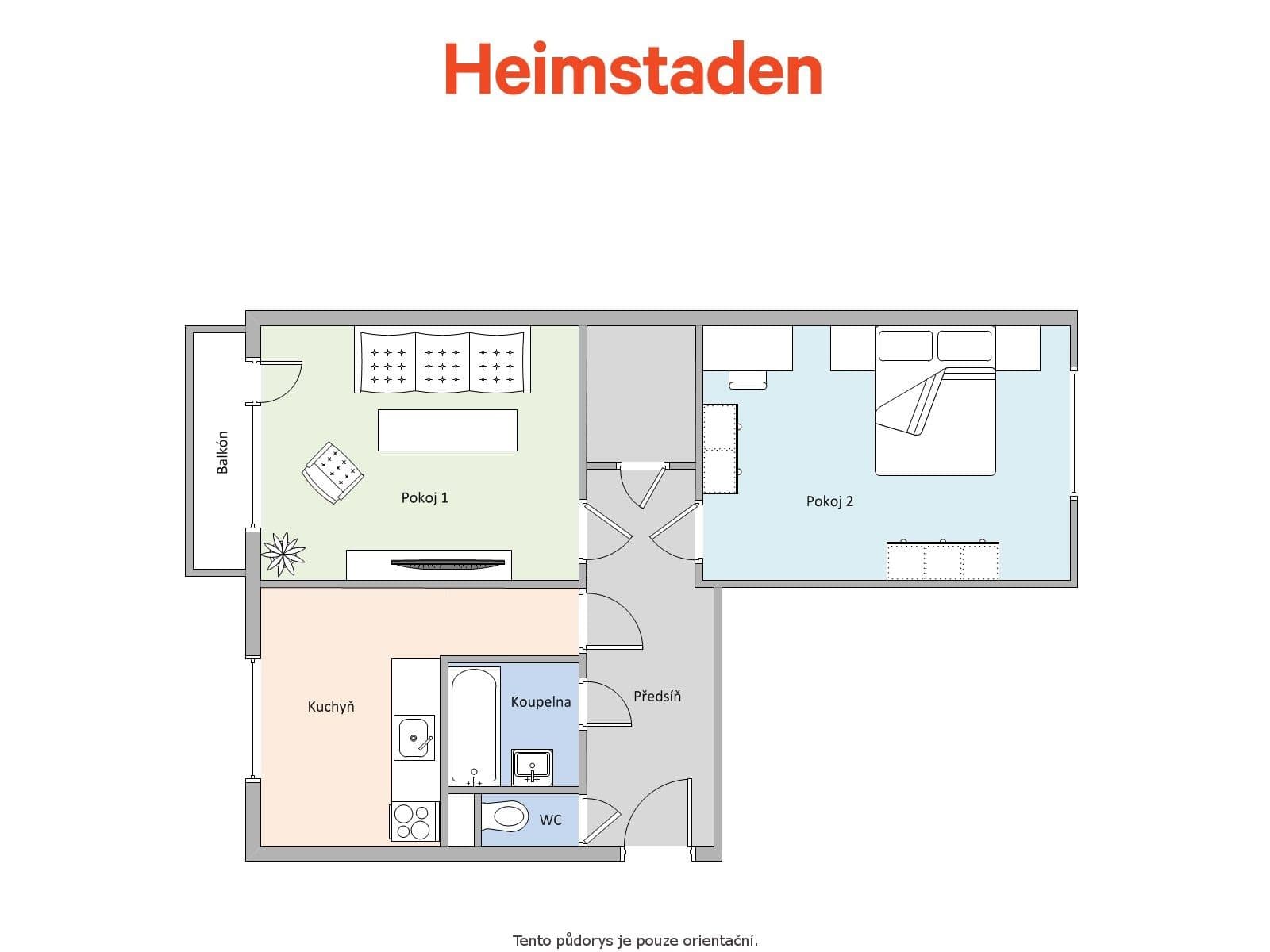 Prenájom bytu 2-izbový 56 m², Masarykova třída, Orlová, Moravskoslezský kraj Prenájom bytu 2-izbový 56 m², Masarykova třída, Orlová, Moravskoslezský kraj