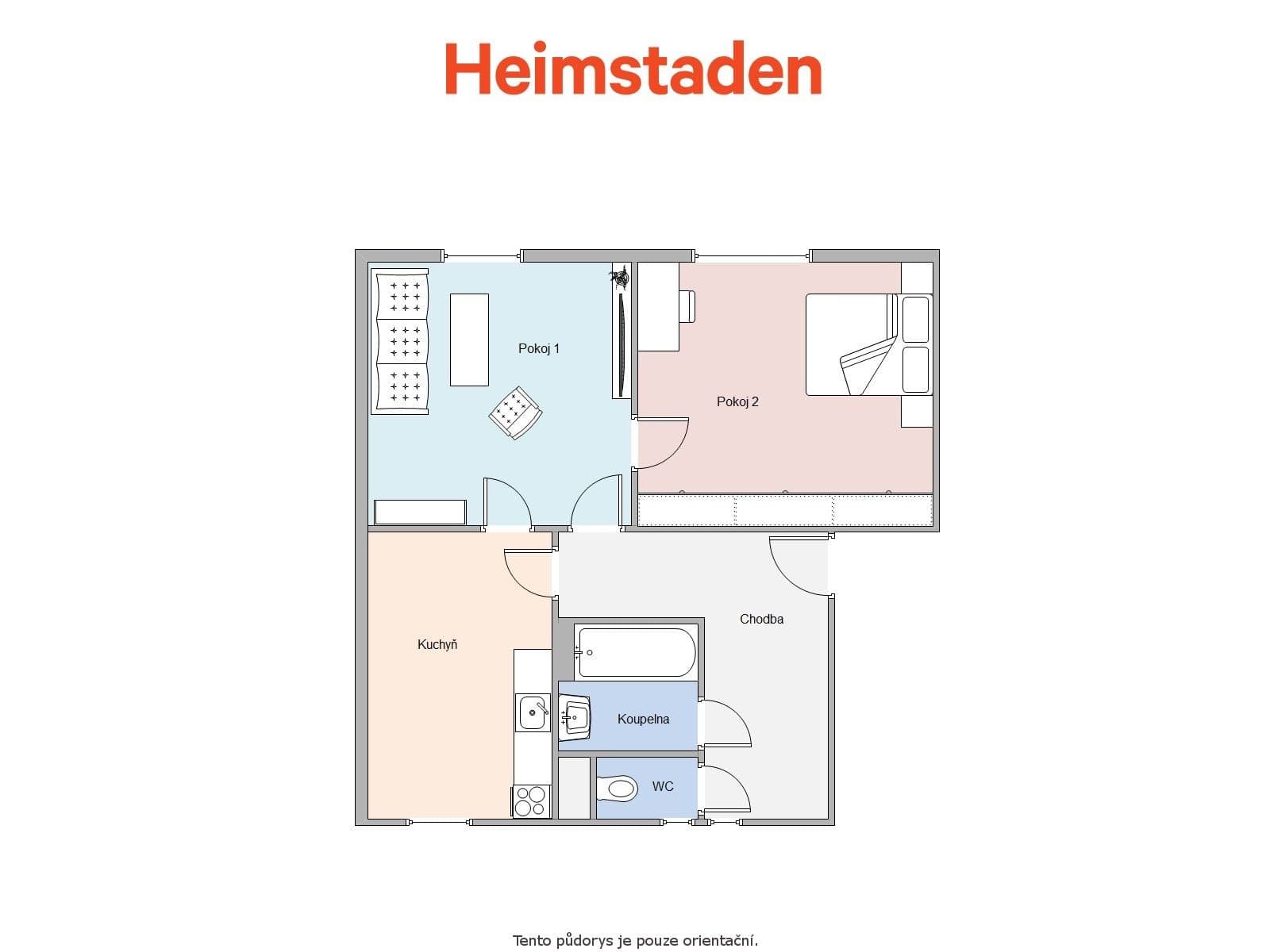Prenájom bytu 2-izbový 52 m², Purkyňova, Havířov, Moravskoslezský kraj Prenájom bytu 2-izbový 52 m², Purkyňova, Havířov, Moravskoslezský kraj