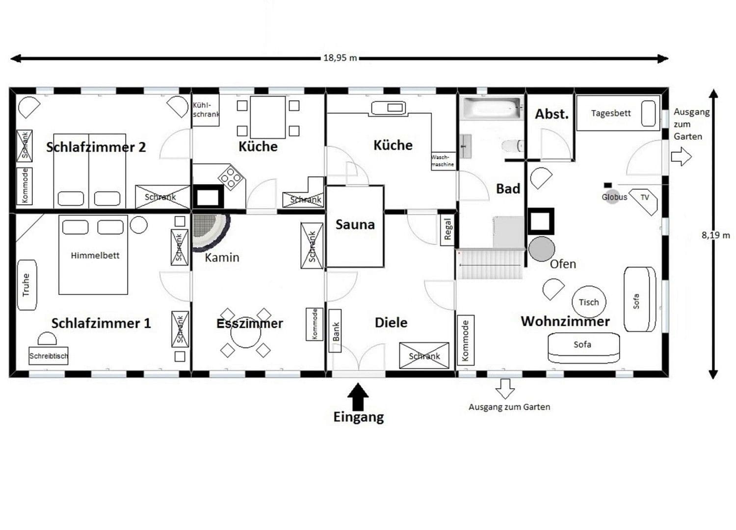 Predaj domu 129 m², pozemek 1.021 m², Schlossbergstraße 6, Stadum, Šlezvicko-Holštajnsko Predaj domu 129 m², pozemek 1.021 m², Schlossbergstraße 6, Stadum, Šlezvicko-Holštajnsko
