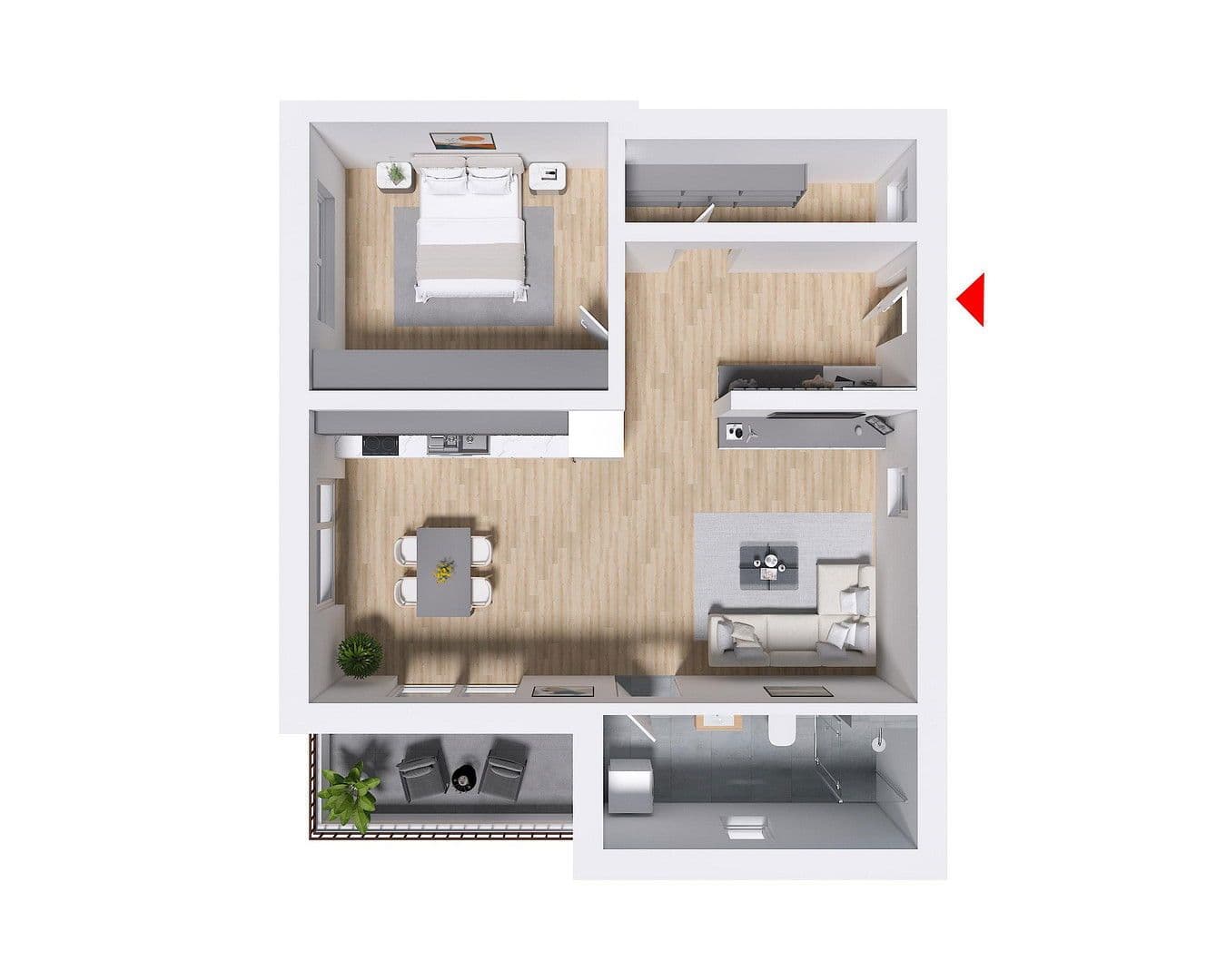 Predaj bytu 3-izbový 72 m², Auerbach, Bavorsko Predaj bytu 3-izbový 72 m², Auerbach, Bavorsko