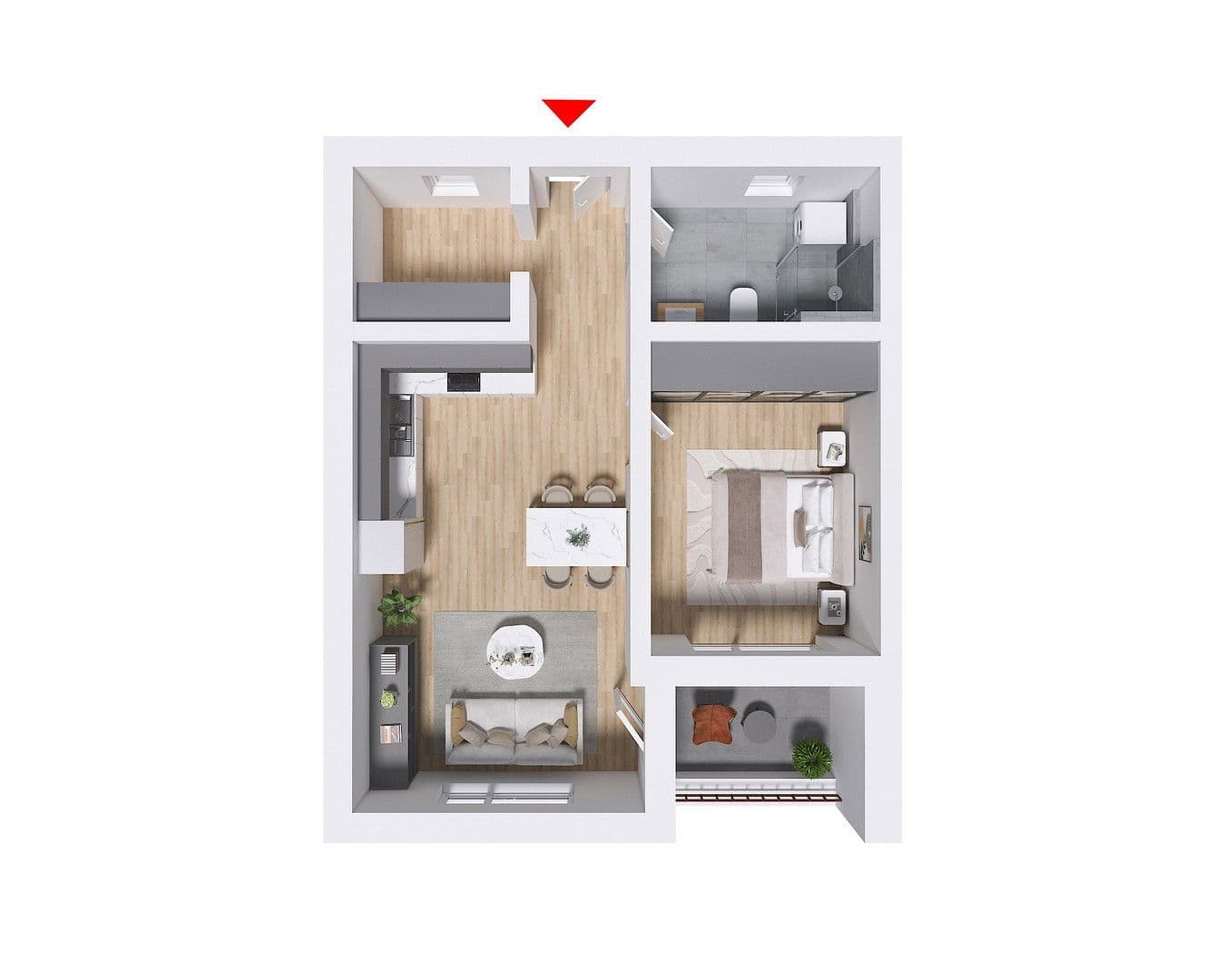 Predaj bytu 3-izbový 72 m², Auerbach, Bavorsko Predaj bytu 3-izbový 72 m², Auerbach, Bavorsko