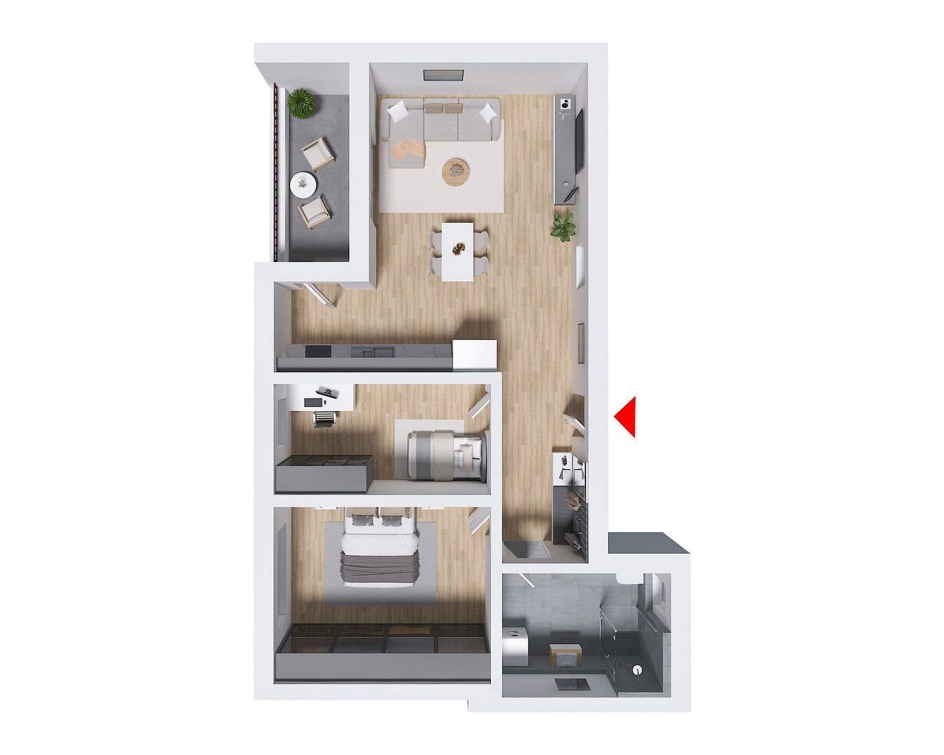 Predaj bytu 3-izbový 72 m², Auerbach, Bavorsko Predaj bytu 3-izbový 72 m², Auerbach, Bavorsko