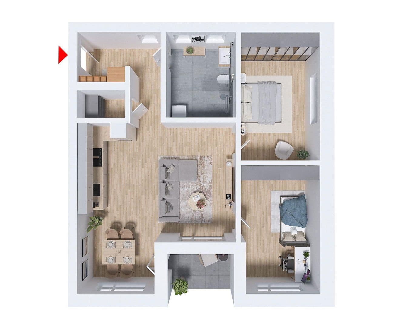 Predaj bytu 3-izbový 72 m², Auerbach, Bavorsko Predaj bytu 3-izbový 72 m², Auerbach, Bavorsko