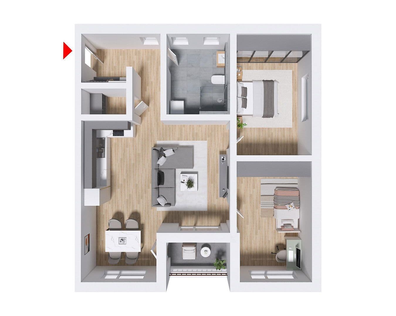 Predaj bytu 3-izbový 72 m², Auerbach, Bavorsko Predaj bytu 3-izbový 72 m², Auerbach, Bavorsko