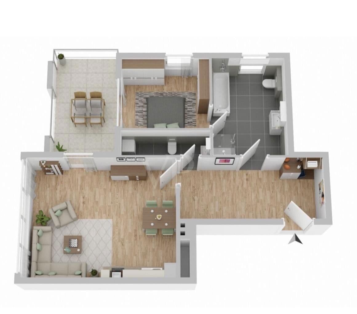 Prenájom bytu 2-izbový 73 m², Rostock, Meklenbursko-Predpomoransko Prenájom bytu 2-izbový 73 m², Rostock, Meklenbursko-Predpomoransko
