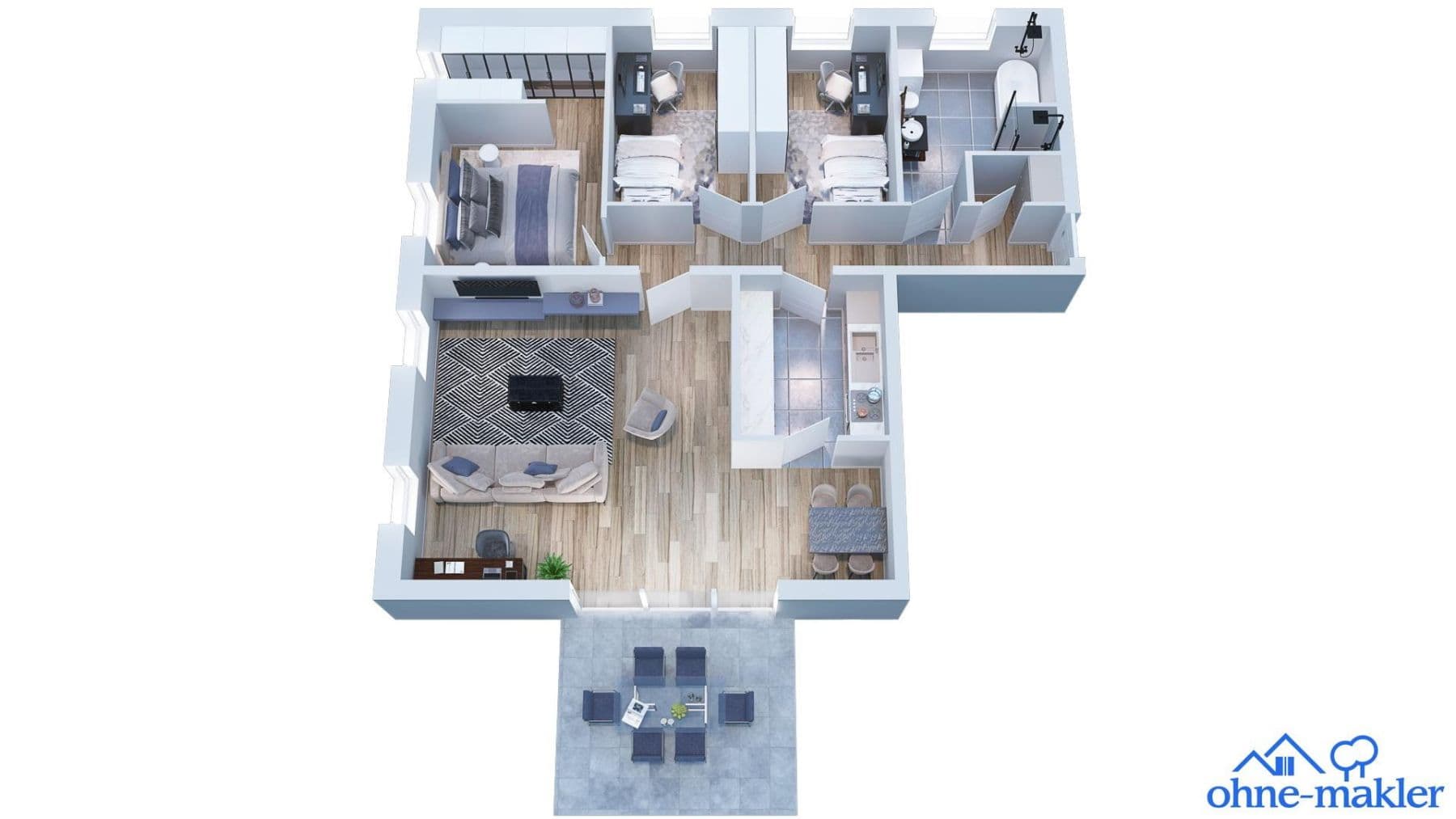 Predaj bytu 3-izbový 92 m², Bahnhofplatz 4a, Gunzenhausen, Bavorsko Predaj bytu 3-izbový 92 m², Bahnhofplatz 4a, Gunzenhausen, Bavorsko