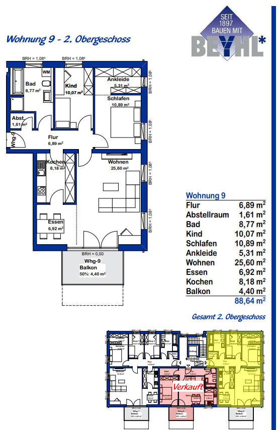 Predaj bytu 3-izbový 92 m², Bahnhofsplatz 4a, Gunzenhausen, Bavorsko Predaj bytu 3-izbový 92 m², Bahnhofsplatz 4a, Gunzenhausen, Bavorsko