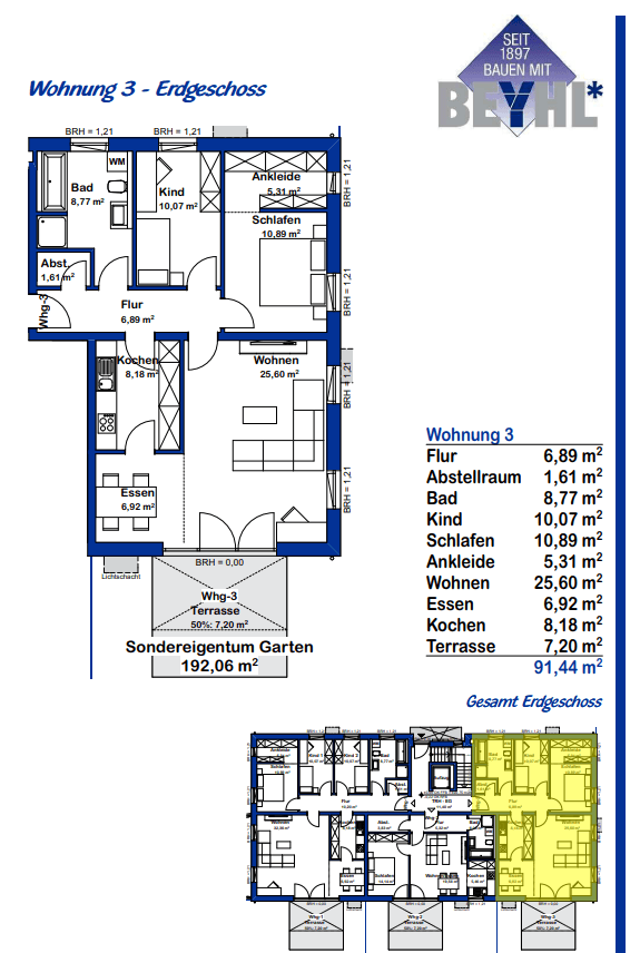 Predaj bytu 3-izbový 92 m², Bahnhofsplatz 4a, Gunzenhausen, Bavorsko Predaj bytu 3-izbový 92 m², Bahnhofsplatz 4a, Gunzenhausen, Bavorsko