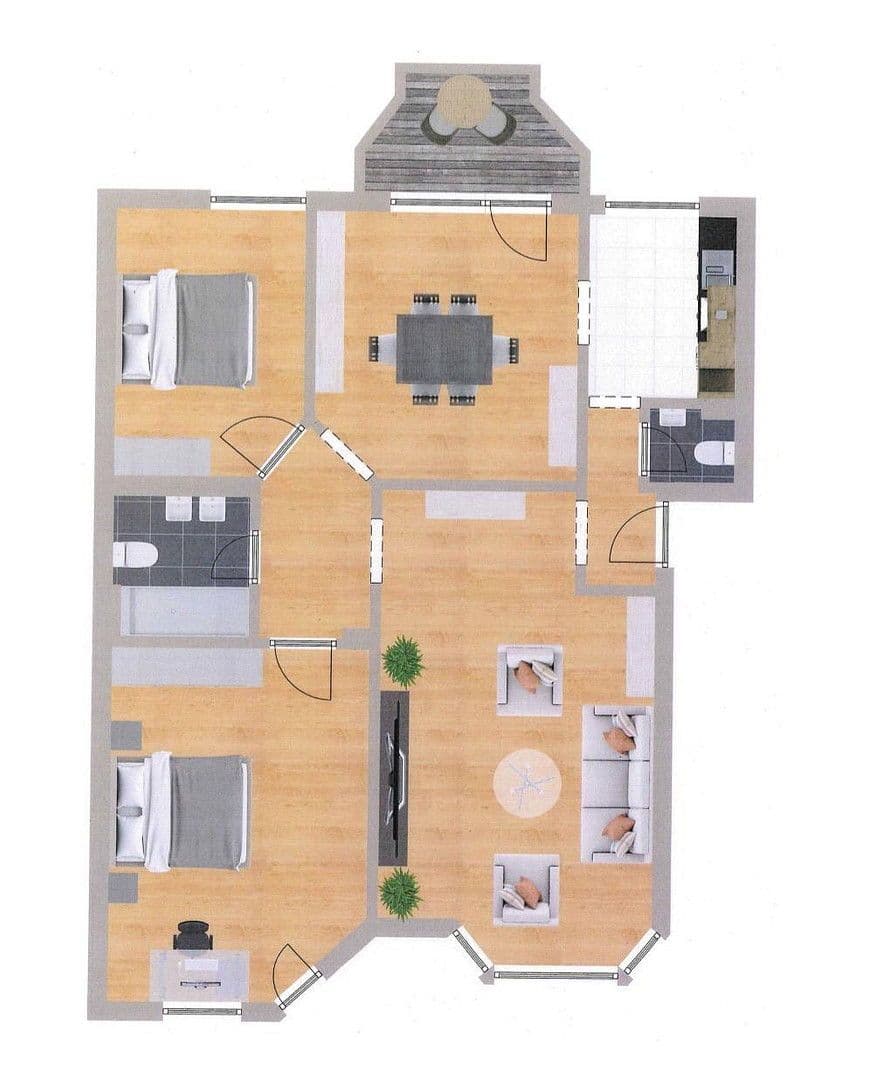 Prenájom bytu 4-izbový 107 m², Übach-Palenberg, Severné Porýnie - Westfálsko Prenájom bytu 4-izbový 107 m², Übach-Palenberg, Severné Porýnie - Westfálsko