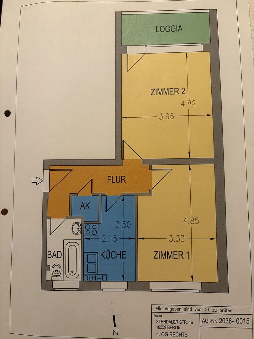 Predaj bytu 2-izbový 57 m², Stendale Str. 16, Berlin, Berlín Predaj bytu 2-izbový 57 m², Stendale Str. 16, Berlin, Berlín