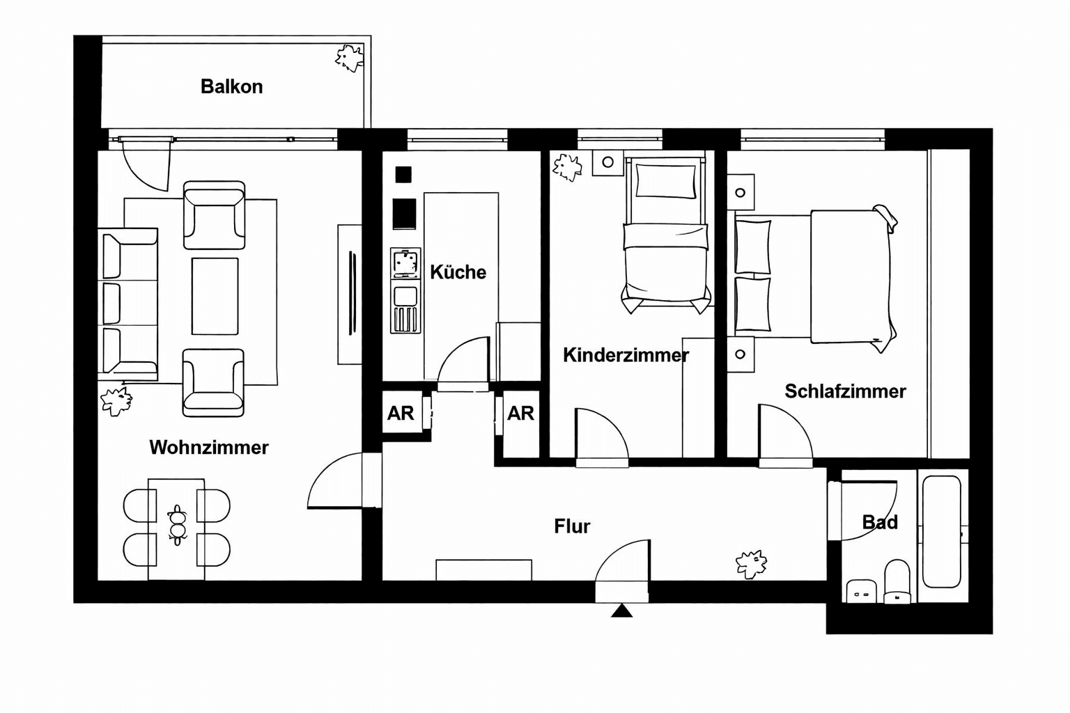 Predaj bytu 3-izbový 68 m², Uhdestraße 25, München, Bavorsko Predaj bytu 3-izbový 68 m², Uhdestraße 25, München, Bavorsko