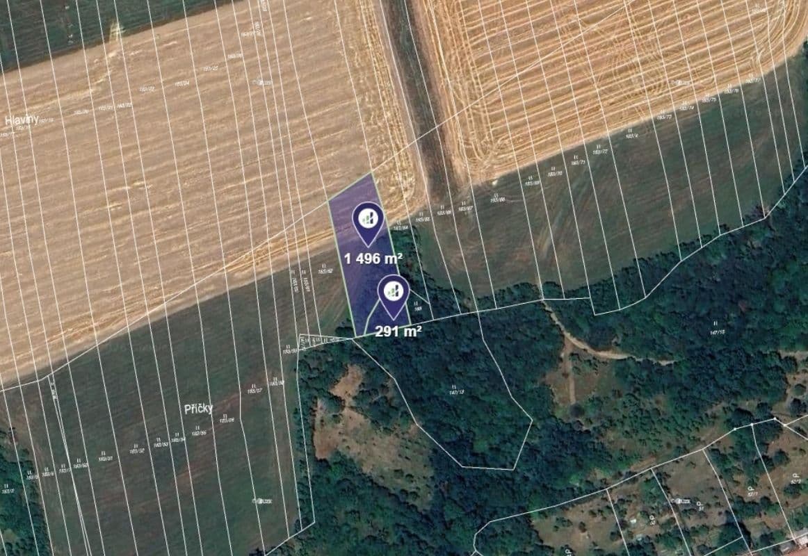 Predaj pozemku 1.787 m², Částkov, Zlínský kraj Predaj pozemku 1.787 m², Částkov, Zlínský kraj