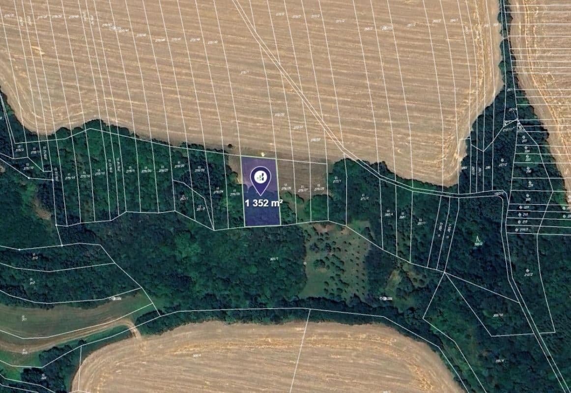 Predaj pozemku 1.352 m², Částkov, Zlínský kraj Predaj pozemku 1.352 m², Částkov, Zlínský kraj