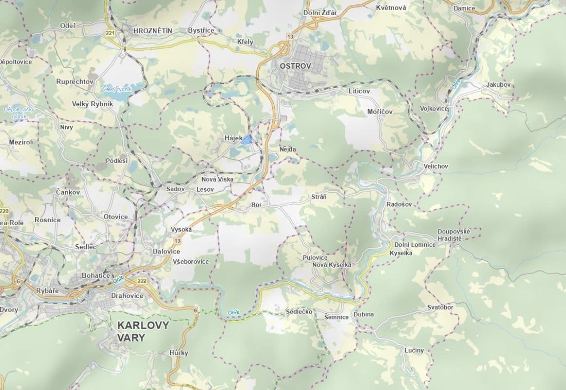 Predaj pozemku 70.533 m², Hájek, Karlovarský kraj Predaj pozemku 70.533 m², Hájek, Karlovarský kraj