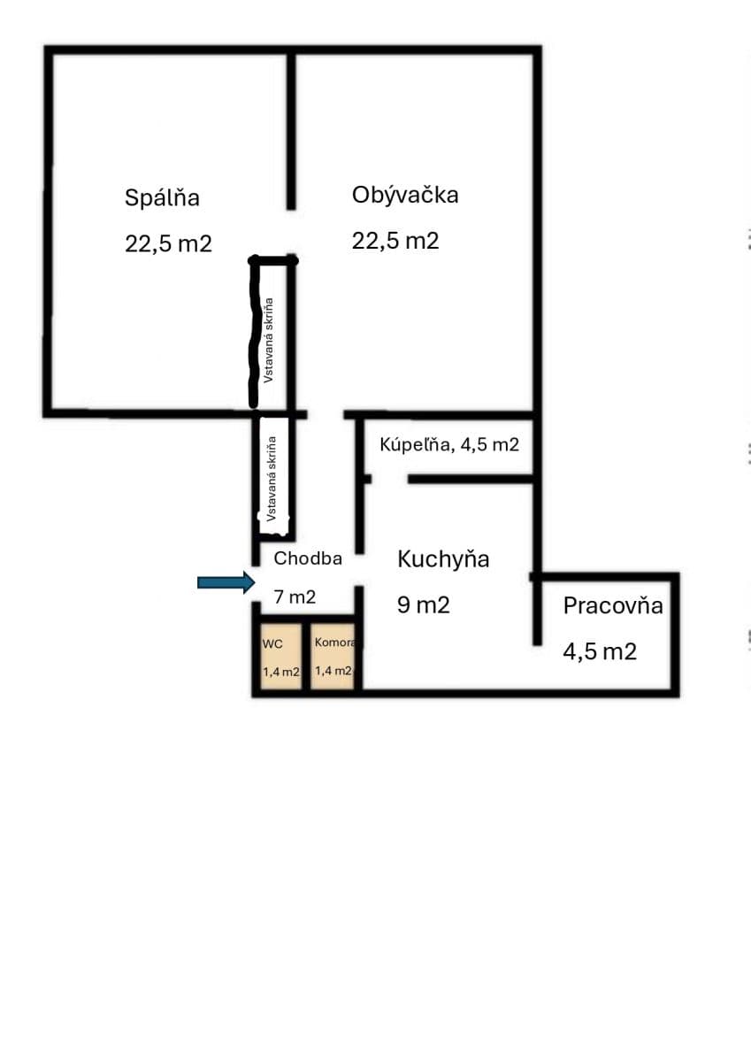Predaj bytu 2-izbový 72 m², Legionárska, Nové Mesto, Bratislavský kraj Predaj bytu 2-izbový 72 m², Legionárska, Nové Mesto, Bratislavský kraj