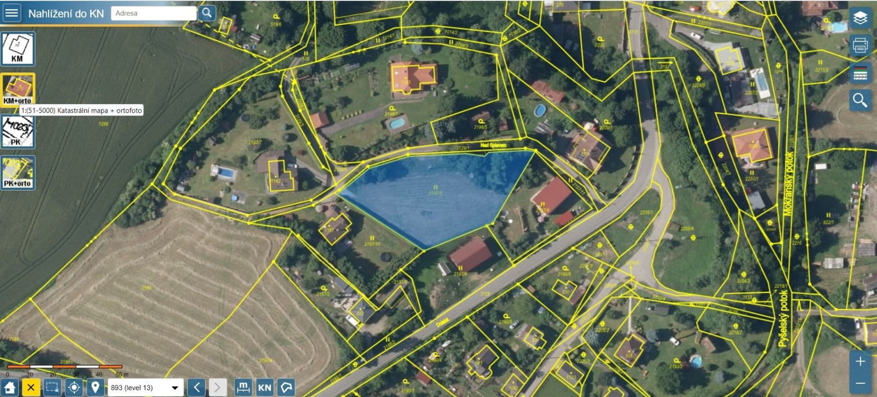 Predaj pozemku 2.256 m², Nespeky, Středočeský kraj Predaj pozemku 2.256 m², Nespeky, Středočeský kraj