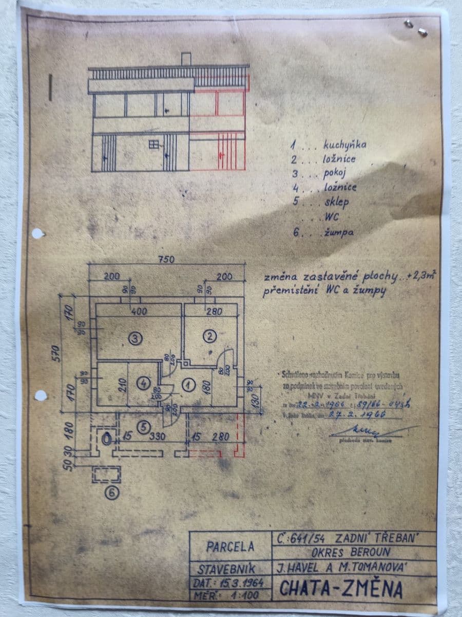 Predaj rekreačného objektu 62 m², pozemek 504 m², Lesní, Zadní Třebaň, Středočeský kraj Predaj rekreačného objektu 62 m², pozemek 504 m², Lesní, Zadní Třebaň, Středočeský kraj
